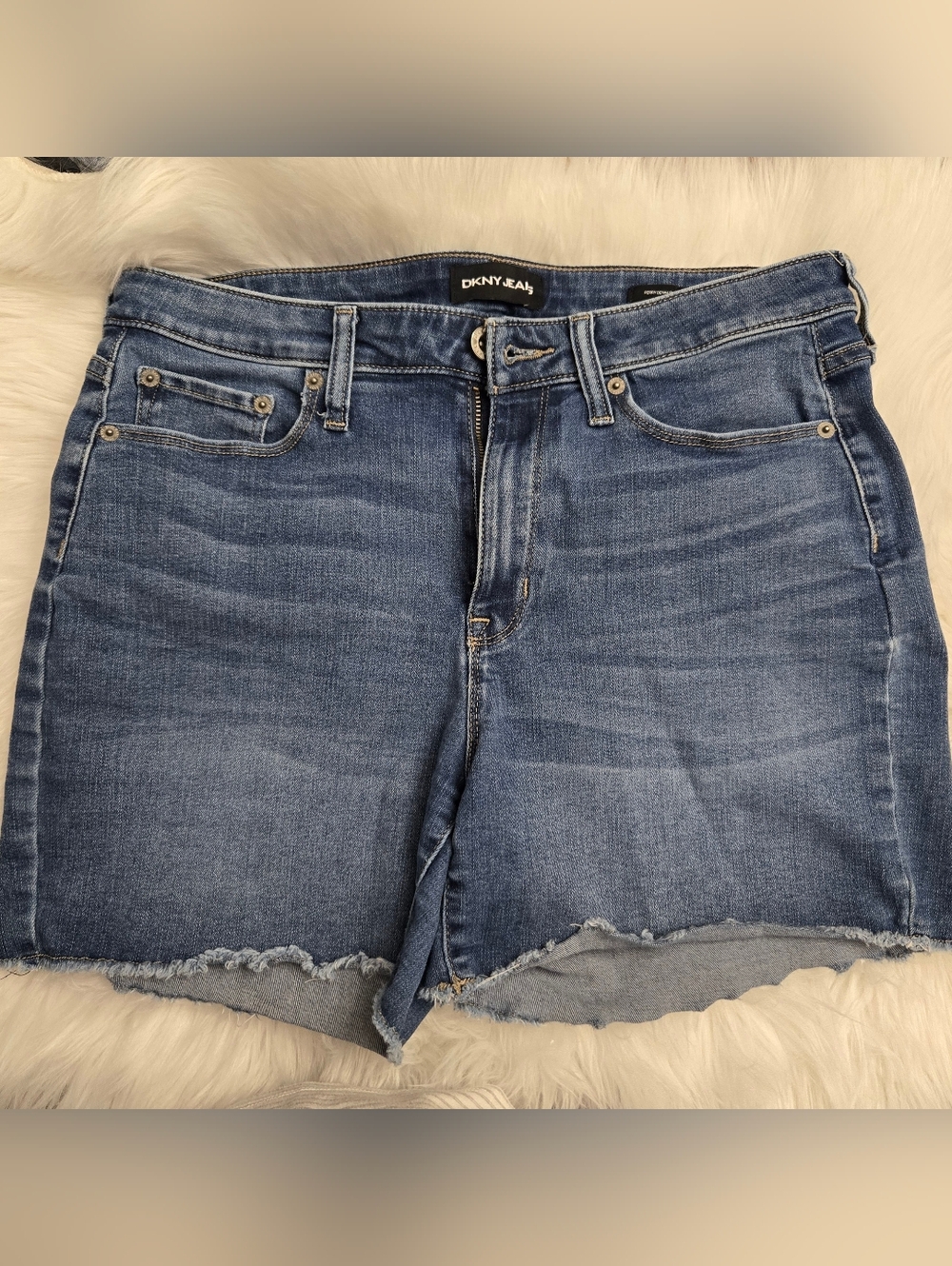 DKNY Light Blue Denim Shorts